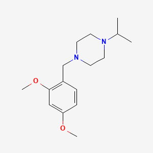 molecular formula C16H26N2O2 B5668545 1-(2,4-dimethoxybenzyl)-4-isopropylpiperazine 