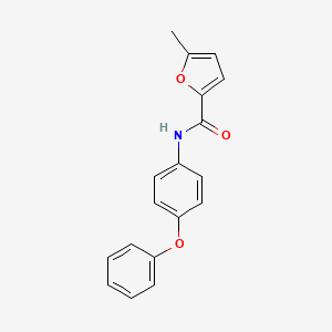 molecular formula C18H15NO3 B5668599 5-methyl-N-(4-phenoxyphenyl)-2-furamide 