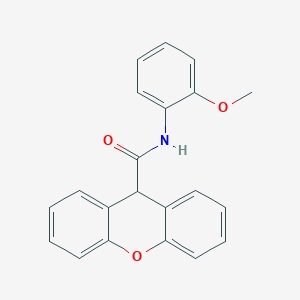 molecular formula C21H17NO3 B5669031 N-(2-methoxyphenyl)-9H-xanthene-9-carboxamide 