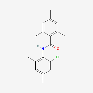 molecular formula C18H20ClNO B5669077 N-(2-chloro-4,6-dimethylphenyl)-2,4,6-trimethylbenzamide 