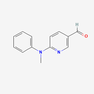 molecular formula C13H12N2O B566913 6-(Methyl(phenyl)amino)nicotinaldehyde CAS No. 1355226-56-0