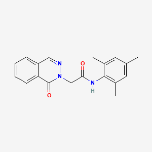 molecular formula C19H19N3O2 B5669207 N-mesityl-2-(1-oxo-2(1H)-phthalazinyl)acetamide 