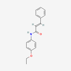 molecular formula C17H17NO2 B5669269 N-(4-ethoxyphenyl)-3-phenylacrylamide 