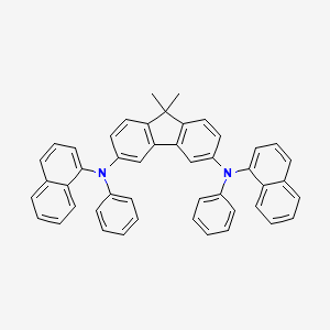 molecular formula C47H36N2 B566927 DMFL-NPB，N，N/-联(萘-1-基)-N，N/-联(苯基)- CAS No. 1229226-27-0