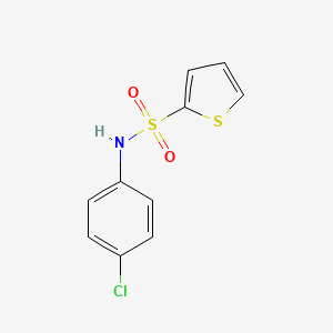 molecular formula C10H8ClNO2S2 B5669328 N-(4-chlorophenyl)-2-thiophenesulfonamide 