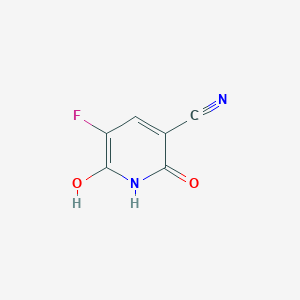 molecular formula C6H3FN2O2 B056694 3-氰基-2,6-二羟基-5-氟吡啶 CAS No. 113237-18-6