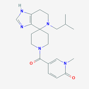 5-[(5-isobutyl-1,5,6,7-tetrahydro-1'H-spiro[imidazo[4,5-c]pyridine-4,4'-piperidin]-1'-yl)carbonyl]-1-methylpyridin-2(1H)-one