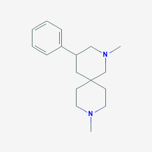 2,9-dimethyl-4-phenyl-2,9-diazaspiro[5.5]undecane
