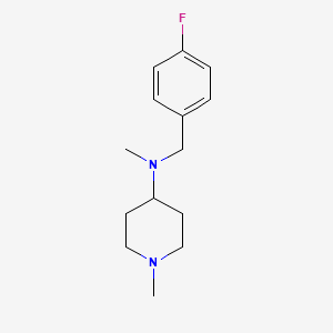 N-(4-fluorobenzyl)-N,1-dimethyl-4-piperidinamine