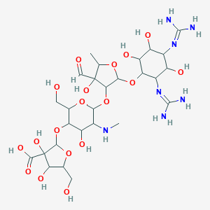 molecular formula C27H47N7O18 B056696 阿西霉素 A CAS No. 123482-11-1