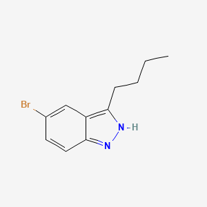 molecular formula C11H13BrN2 B566963 5-Bromo-3-butil-1H-indazol CAS No. 1314988-13-0