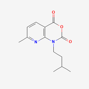 1-Isopentyl-7-methyl-1H-pyrido[2,3-d][1,3]oxazine-2,4-dione