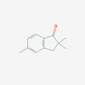 B056697 2,2,5-Trimethylindan-1-one CAS No. 124688-08-0