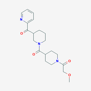 (1-{[1-(methoxyacetyl)-4-piperidinyl]carbonyl}-3-piperidinyl)(2-pyridinyl)methanone