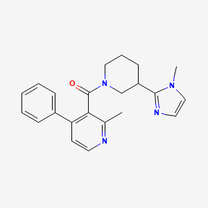 2-methyl-3-{[3-(1-methyl-1H-imidazol-2-yl)piperidin-1-yl]carbonyl}-4-phenylpyridine
