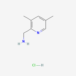 B566984 (3,5-Dimethylpyridin-2-YL)methanamine hydrochloride CAS No. 1257535-52-6