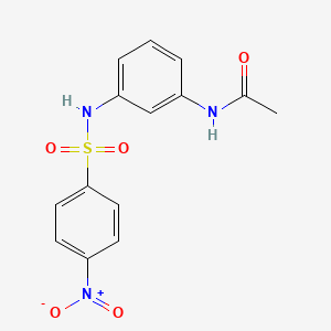 N-[3-(4-NITROBENZENESULFONAMIDO)PHENYL]ACETAMIDE