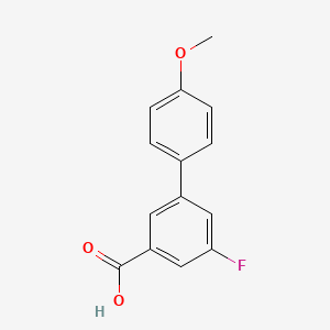 B566989 5-Fluoro-3-(4-methoxyphenyl)benzoic acid CAS No. 1261903-69-8