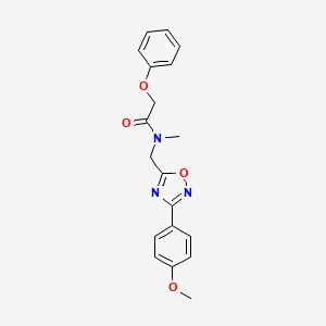 N-{[3-(4-methoxyphenyl)-1,2,4-oxadiazol-5-yl]methyl}-N-methyl-2-phenoxyacetamide