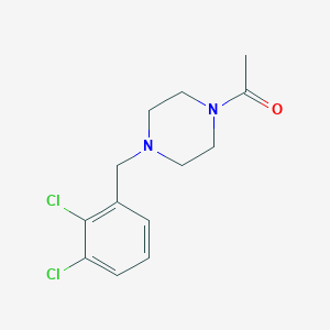 1-[4-[(2,3-Dichlorophenyl)methyl]piperazin-1-yl]ethanone