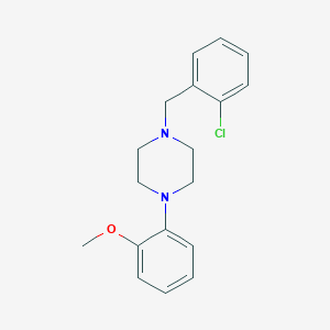 molecular formula C18H21ClN2O B5669961 1-(2-chlorobenzyl)-4-(2-methoxyphenyl)piperazine 