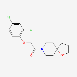 molecular formula C16H19Cl2NO3 B5669971 8-[(2,4-dichlorophenoxy)acetyl]-1-oxa-8-azaspiro[4.5]decane 