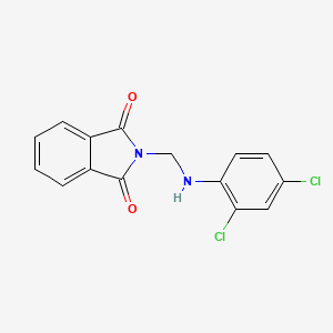 molecular formula C15H10Cl2N2O2 B5670037 2-{[(2,4-dichlorophenyl)amino]methyl}-1H-isoindole-1,3(2H)-dione 