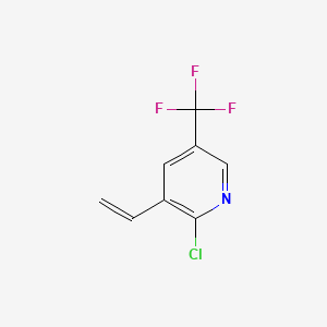 2-Chloro-5-(trifluoromethyl)-3-vinylpyridine