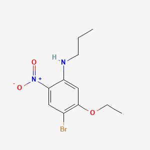 4-Bromo-5-ethoxy-2-nitro-N-propylaniline