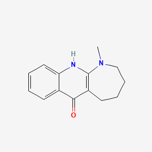 molecular formula C14H16N2O B5670148 1-methyl-3,4,5,11-tetrahydro-2H-azepino[2,3-b]quinolin-6-one 