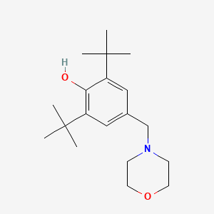 molecular formula C19H31NO2 B5670173 2,6-di-tert-butyl-4-(4-morpholinylmethyl)phenol CAS No. 2773-50-4