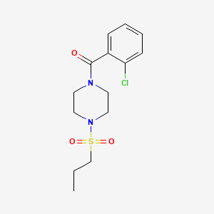 1-(2-chlorobenzoyl)-4-(propylsulfonyl)piperazine