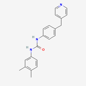 N-(3,4-dimethylphenyl)-N'-[4-(4-pyridinylmethyl)phenyl]urea