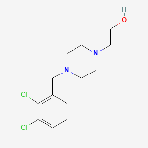 molecular formula C13H18Cl2N2O B5670215 2-[4-(2,3-dichlorobenzyl)-1-piperazinyl]ethanol 