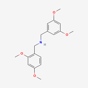 molecular formula C18H23NO4 B5670247 (2,4-dimethoxybenzyl)(3,5-dimethoxybenzyl)amine 