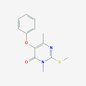 3,6-dimethyl-2-(methylthio)-5-phenoxy-4(3H)-pyrimidinone