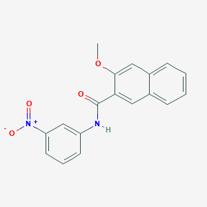 molecular formula C18H14N2O4 B5670294 3-methoxy-N-(3-nitrophenyl)-2-naphthamide 