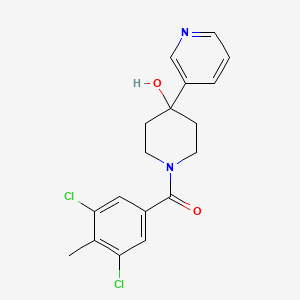 1-(3,5-dichloro-4-methylbenzoyl)-4-(3-pyridinyl)-4-piperidinol