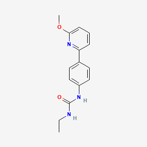 N-ethyl-N'-[4-(6-methoxypyridin-2-yl)phenyl]urea