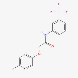 2-(4-methylphenoxy)-N-[3-(trifluoromethyl)phenyl]acetamide