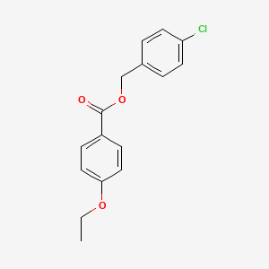 molecular formula C16H15ClO3 B5670558 4-chlorobenzyl 4-ethoxybenzoate 