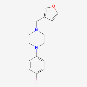 1-(4-fluorophenyl)-4-(3-furylmethyl)piperazine