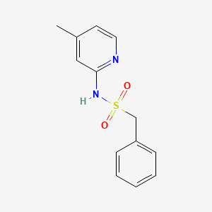 N-(4-methyl-2-pyridinyl)-1-phenylmethanesulfonamide