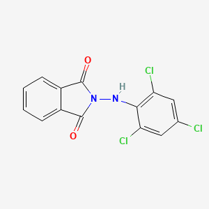 molecular formula C14H7Cl3N2O2 B5670696 2-[(2,4,6-trichlorophenyl)amino]-1H-isoindole-1,3(2H)-dione 