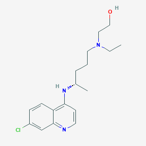 molecular formula C18H26ClN3O B056707 羟氯喹，(S)- CAS No. 137433-24-0