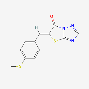 5-[4-(methylthio)benzylidene][1,3]thiazolo[3,2-b][1,2,4]triazol-6(5H)-one