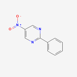 molecular formula C10H7N3O2 B5670709 5-硝基-2-苯基嘧啶 CAS No. 68906-00-3