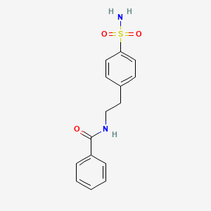 N-[2-(4-sulfamoylphenyl)ethyl]benzamide