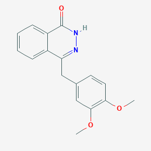 molecular formula C17H16N2O3 B5670757 4-(3,4-dimethoxybenzyl)phthalazin-1(2H)-one 