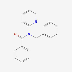molecular formula C19H16N2O B5670949 N-benzyl-N-2-pyridinylbenzamide 